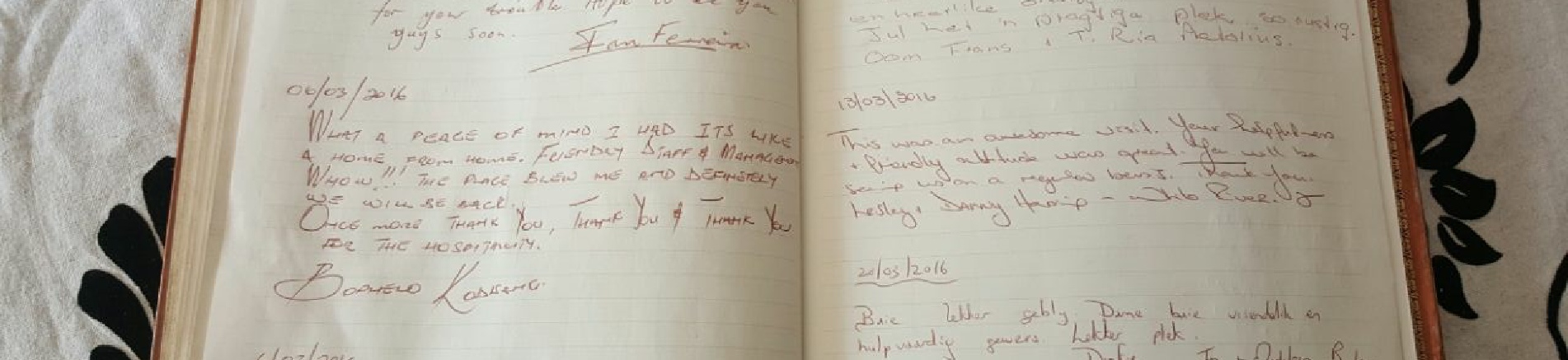 Guest book